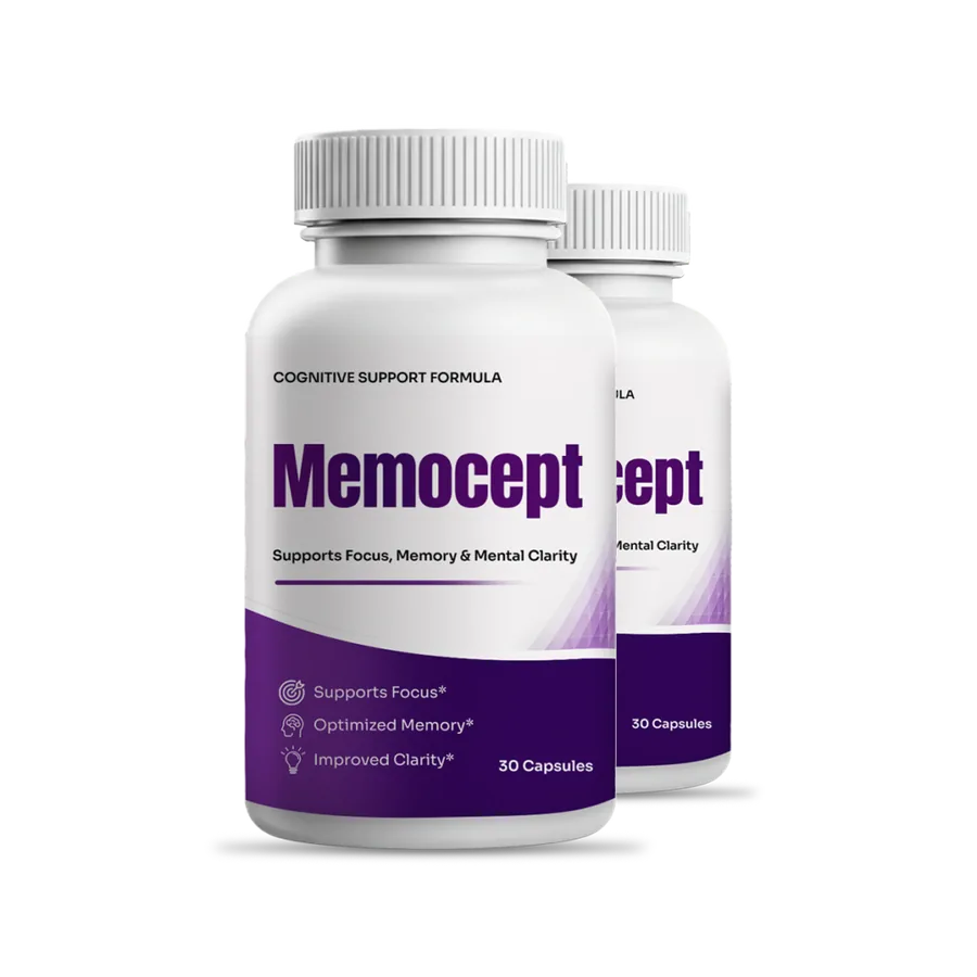 Memocept 2 bottle package for daily cognitive support